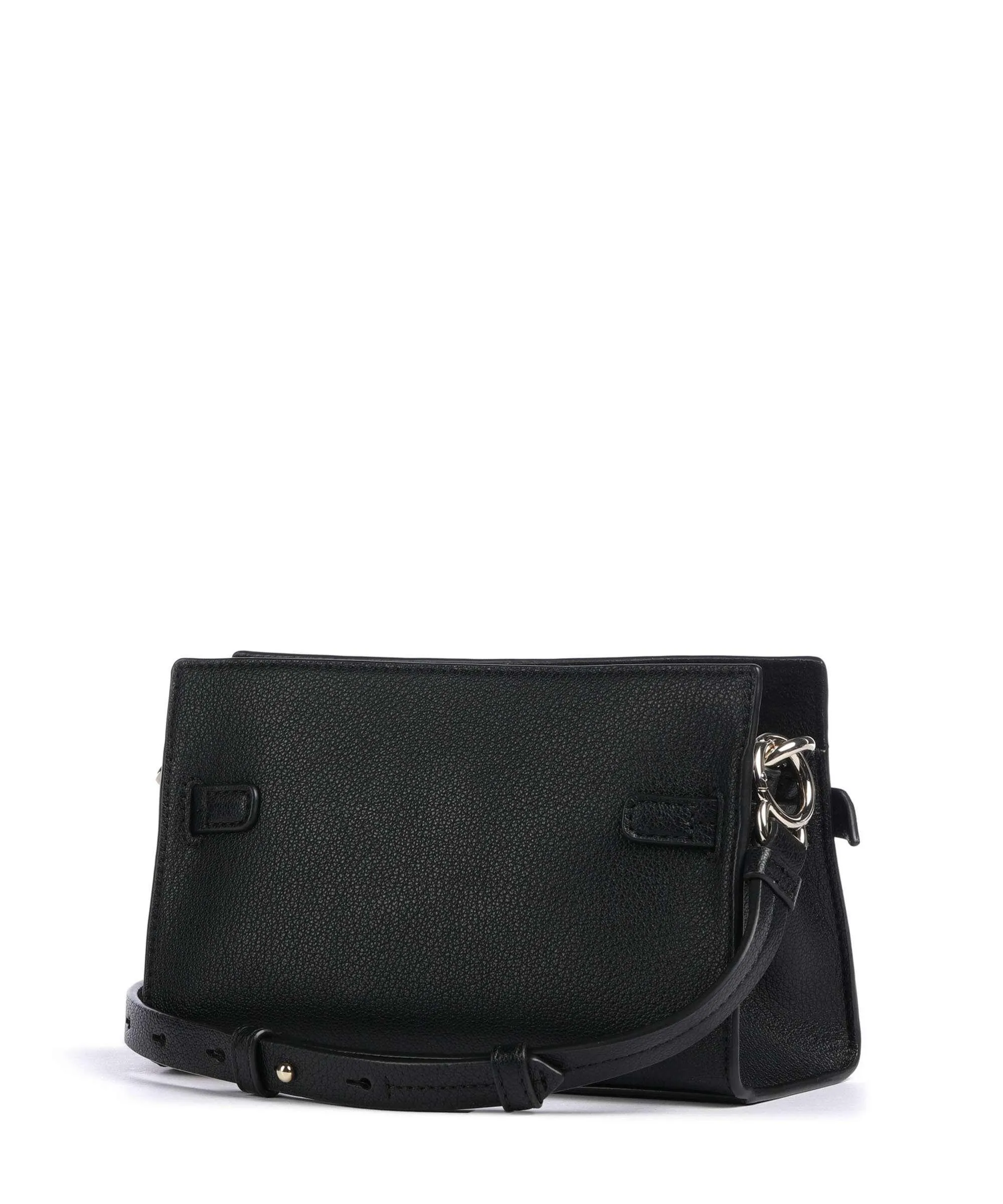 DKNY Bushwick Crossbody Bag in Black Tumbled Calfskin