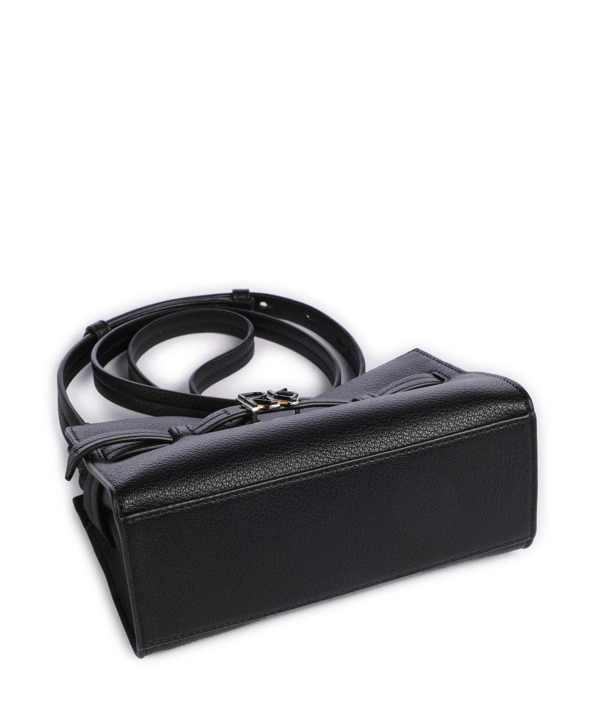 DKNY Bushwick Crossbody Bag in Black Tumbled Calfskin