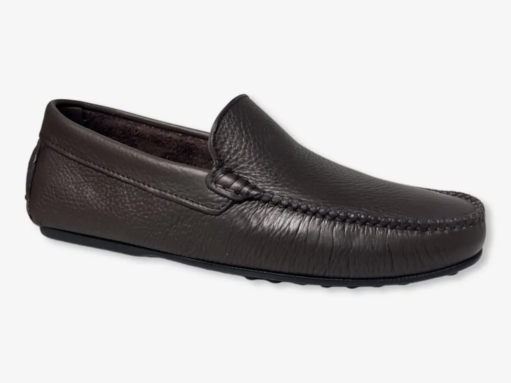 D'Ordia leather heel loafer