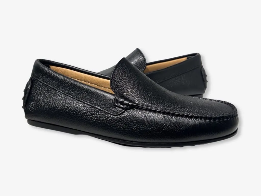 D'Ordia leather heel loafer