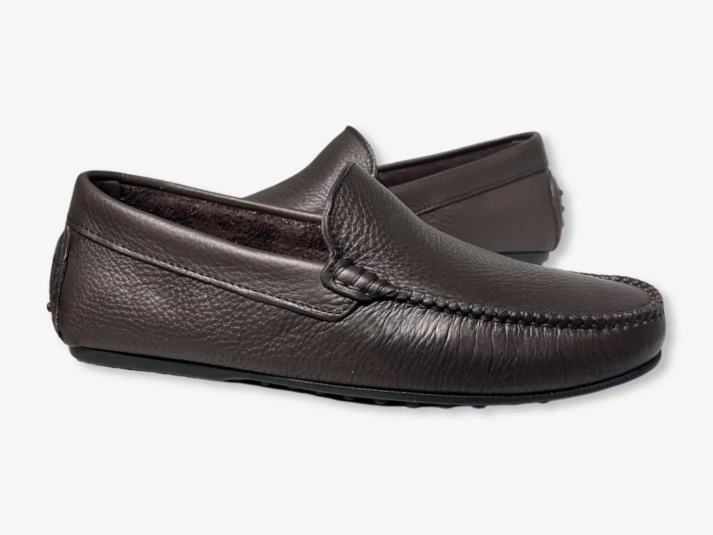 D'Ordia leather heel loafer