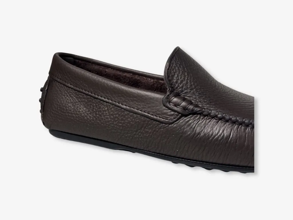 D'Ordia leather heel loafer