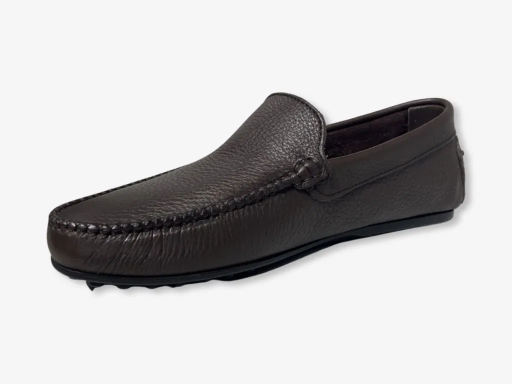 D'Ordia leather heel loafer
