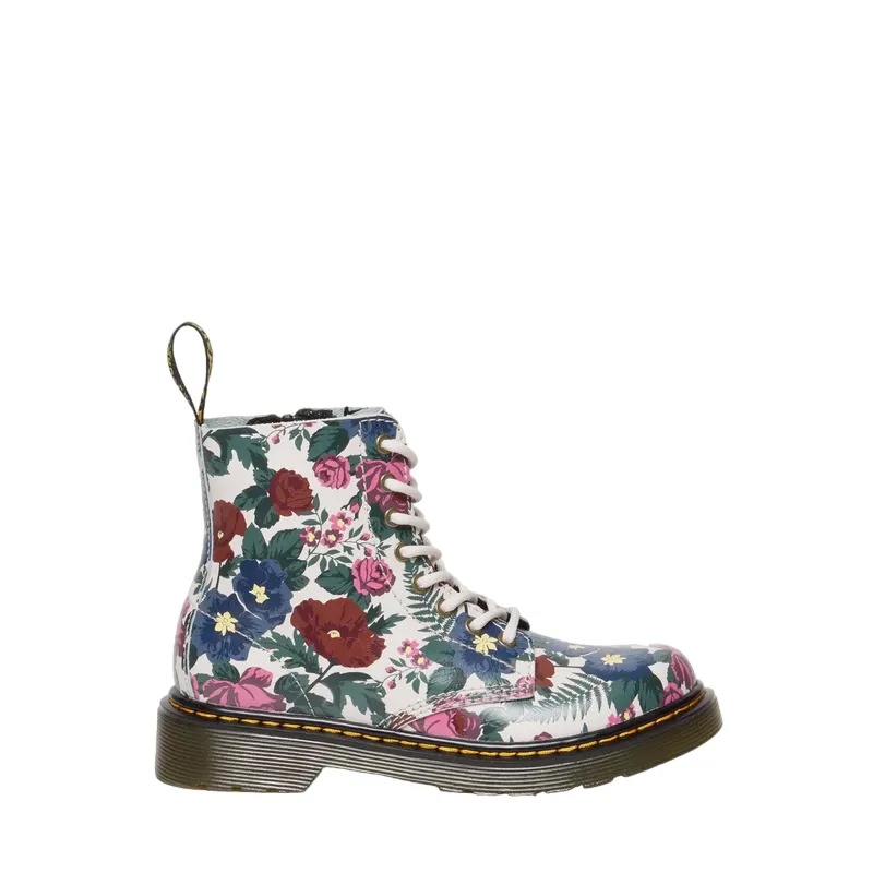 Dr. Martens 1460 English Garden Girls Ankle Boot, Multicolor, Model 31604649