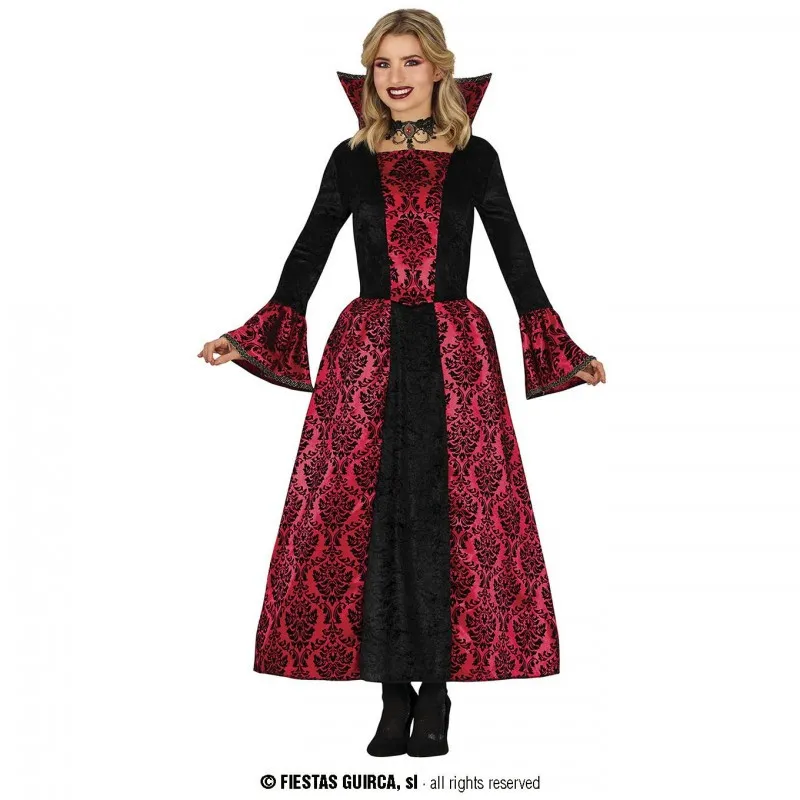 Dracula Vampire Costume High Collar Size M for Halloween Carnival Horror Dress-Up