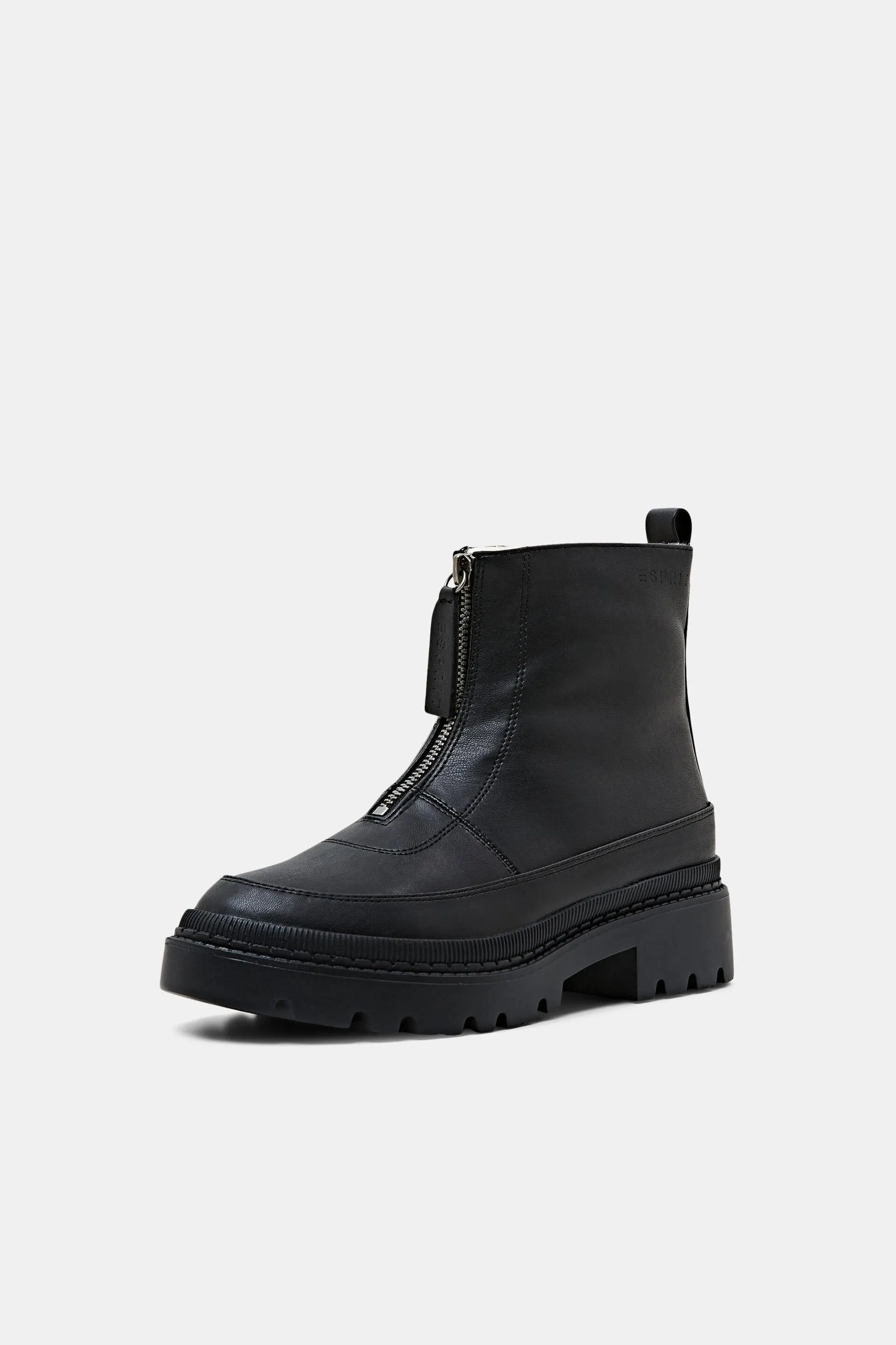 Ecopelle zip boots