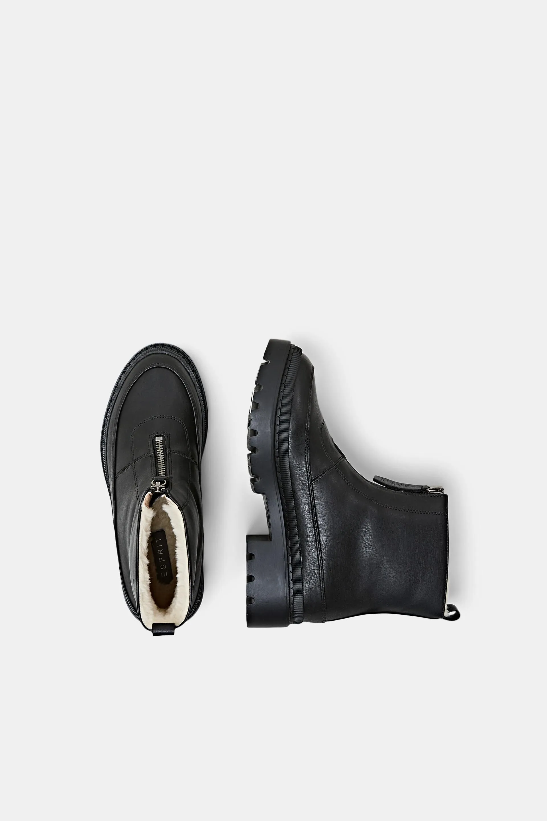 Ecopelle zip boots