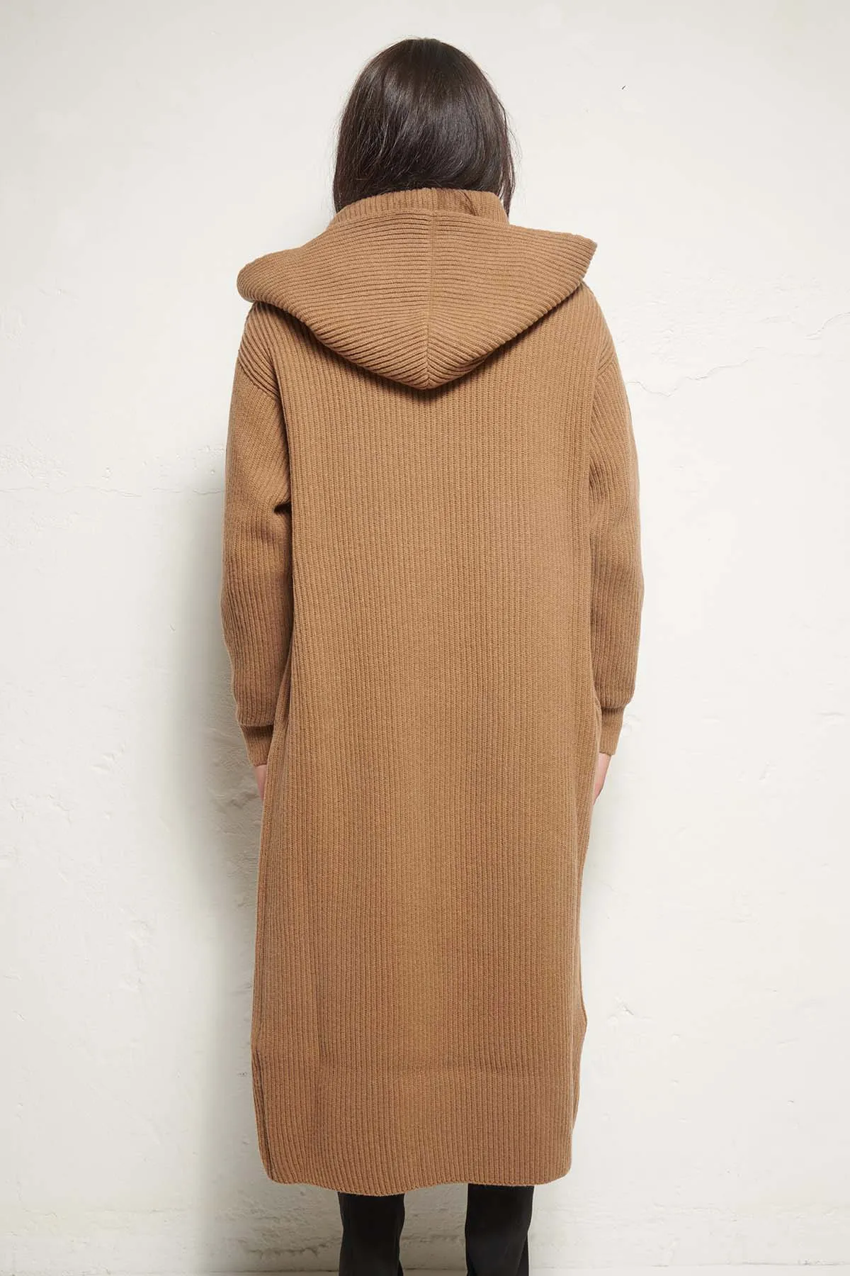 ERIKA CAVALLINI Knitted Coat with Hood MARILISA