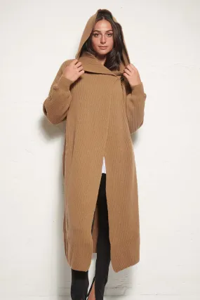 ERIKA CAVALLINI Knitted Coat with Hood MARILISA
