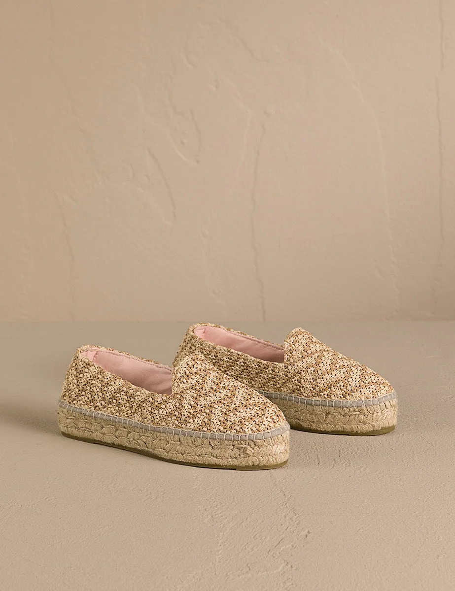 espadrillas crema naturale