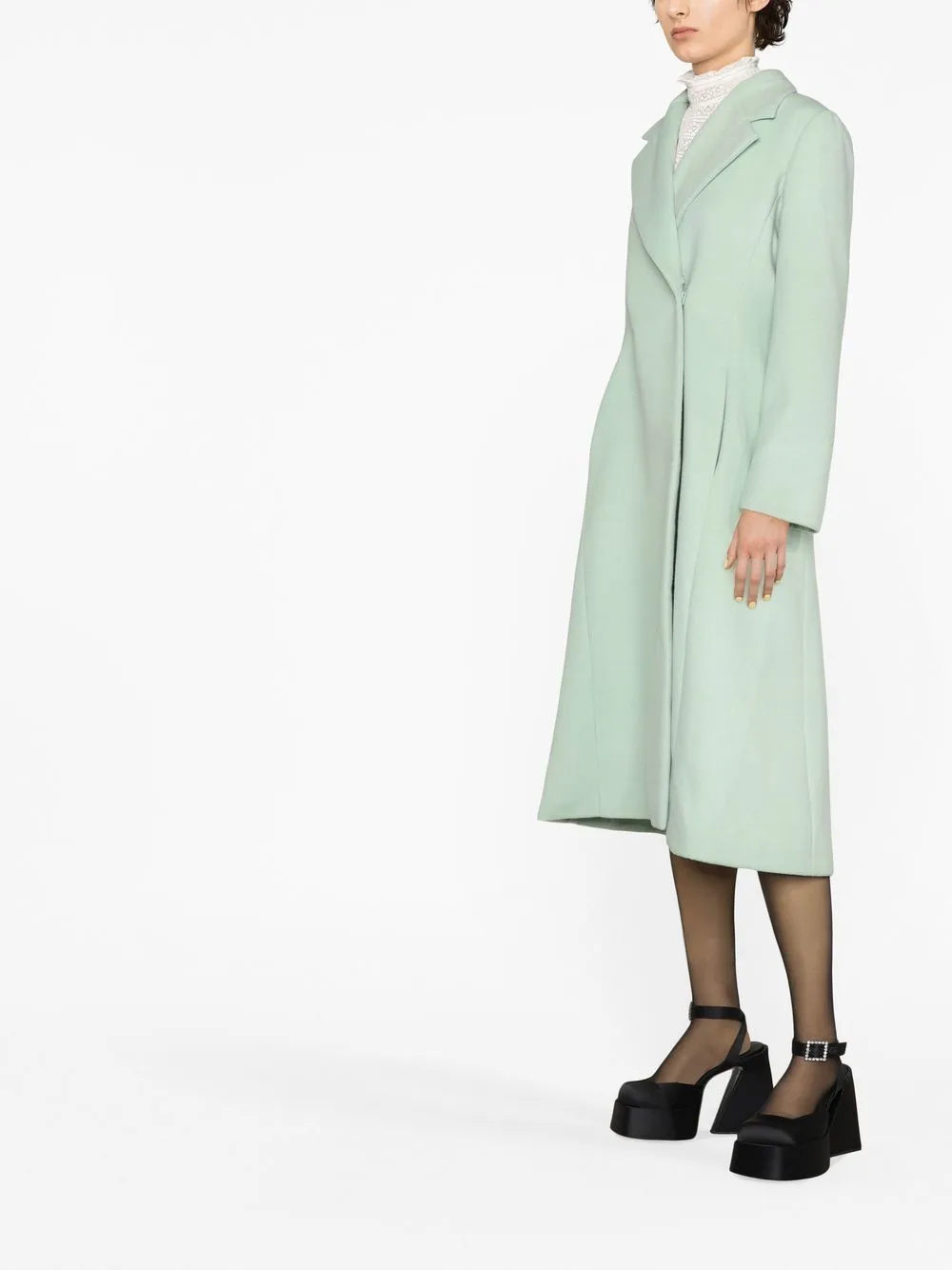 faux fur collar coat