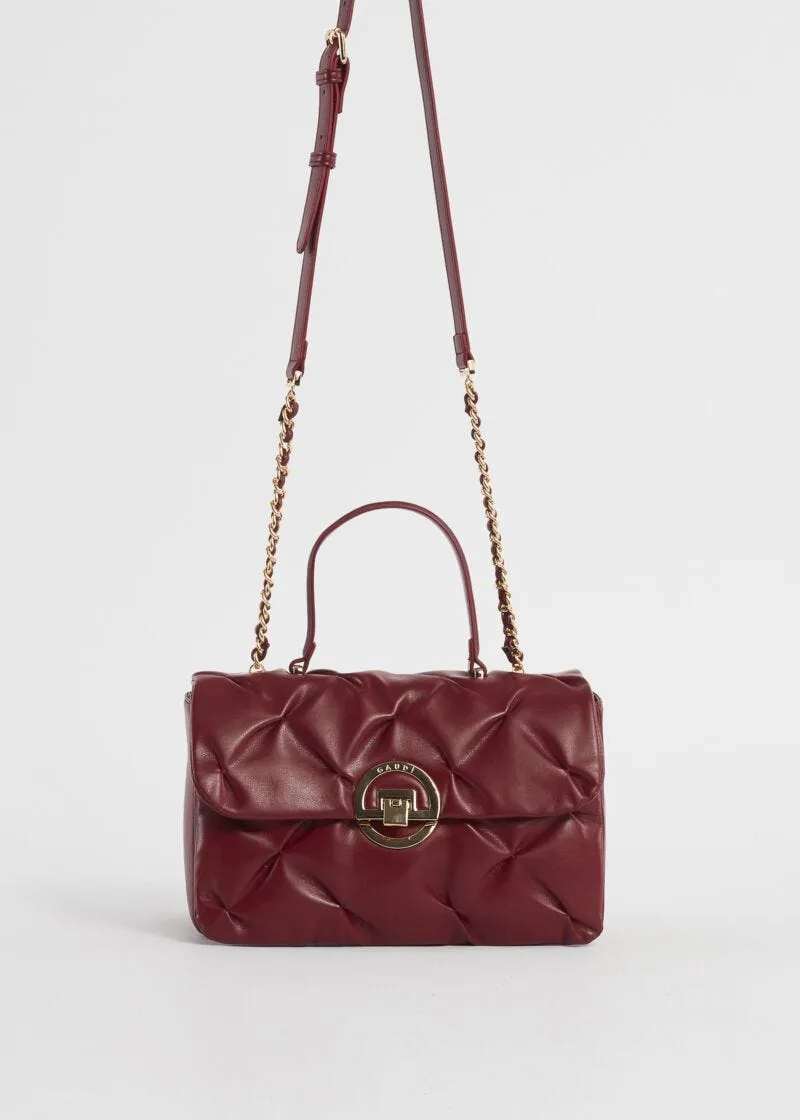 Faux leather crossbody bag