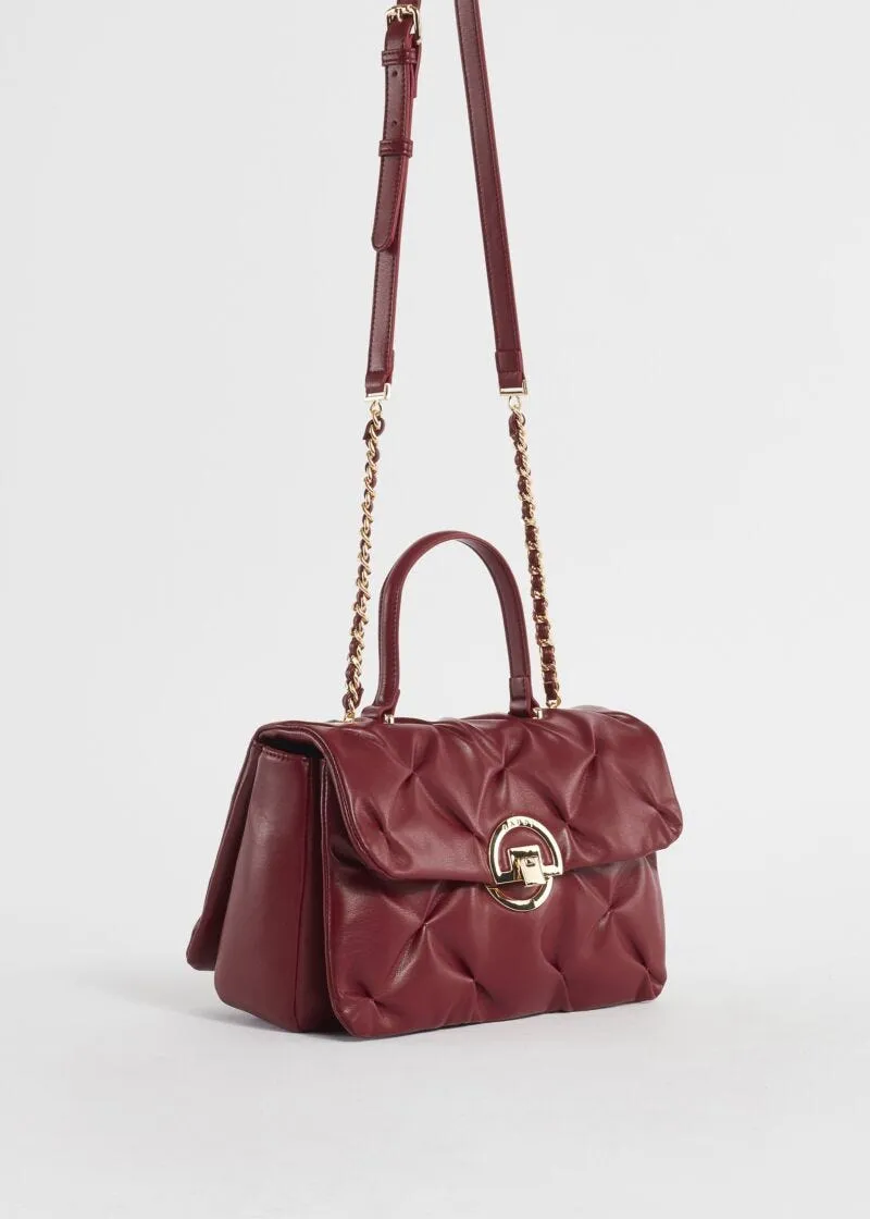 Faux leather crossbody bag