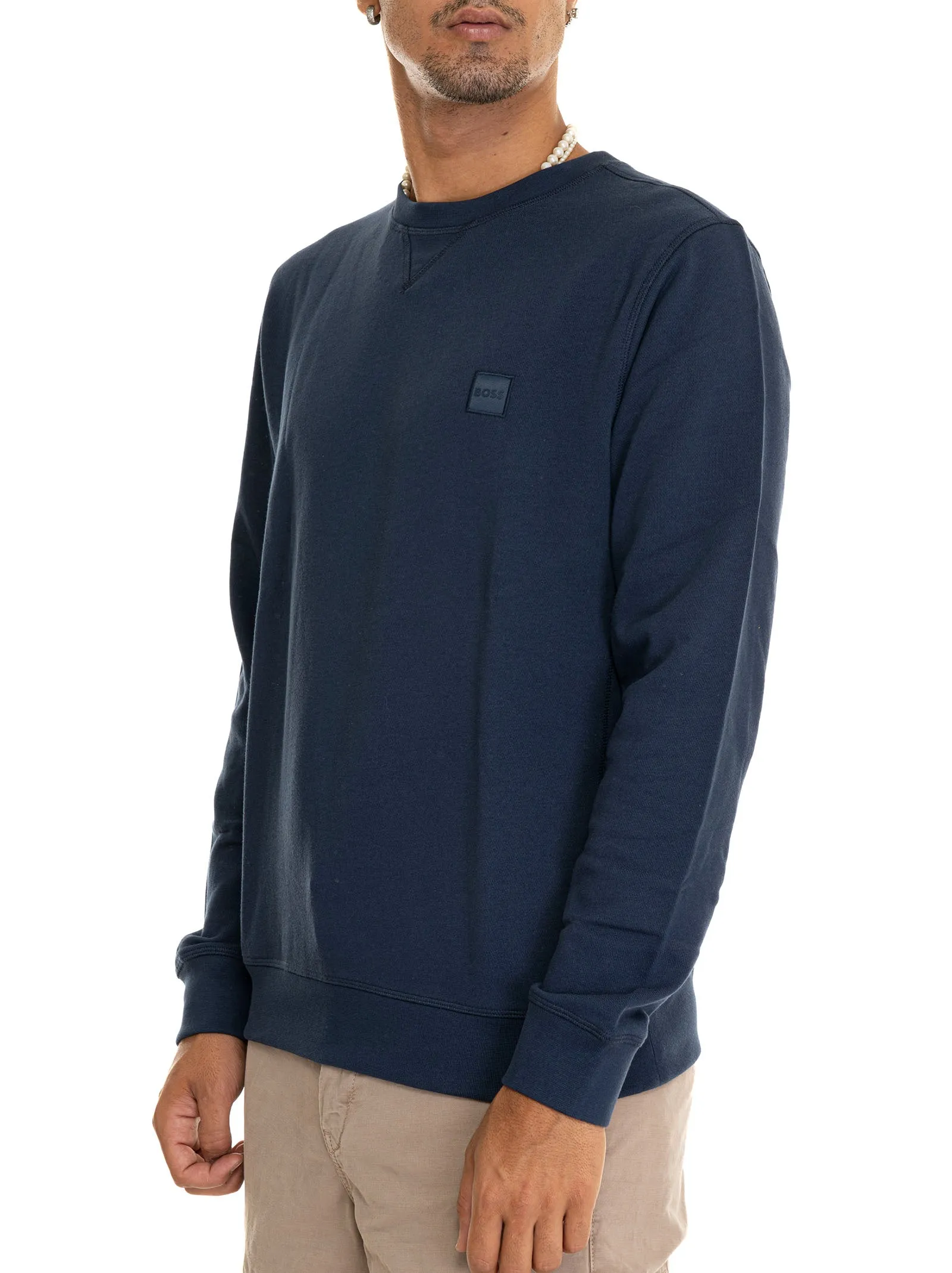 Blue BOSS Men's Sweatshirt