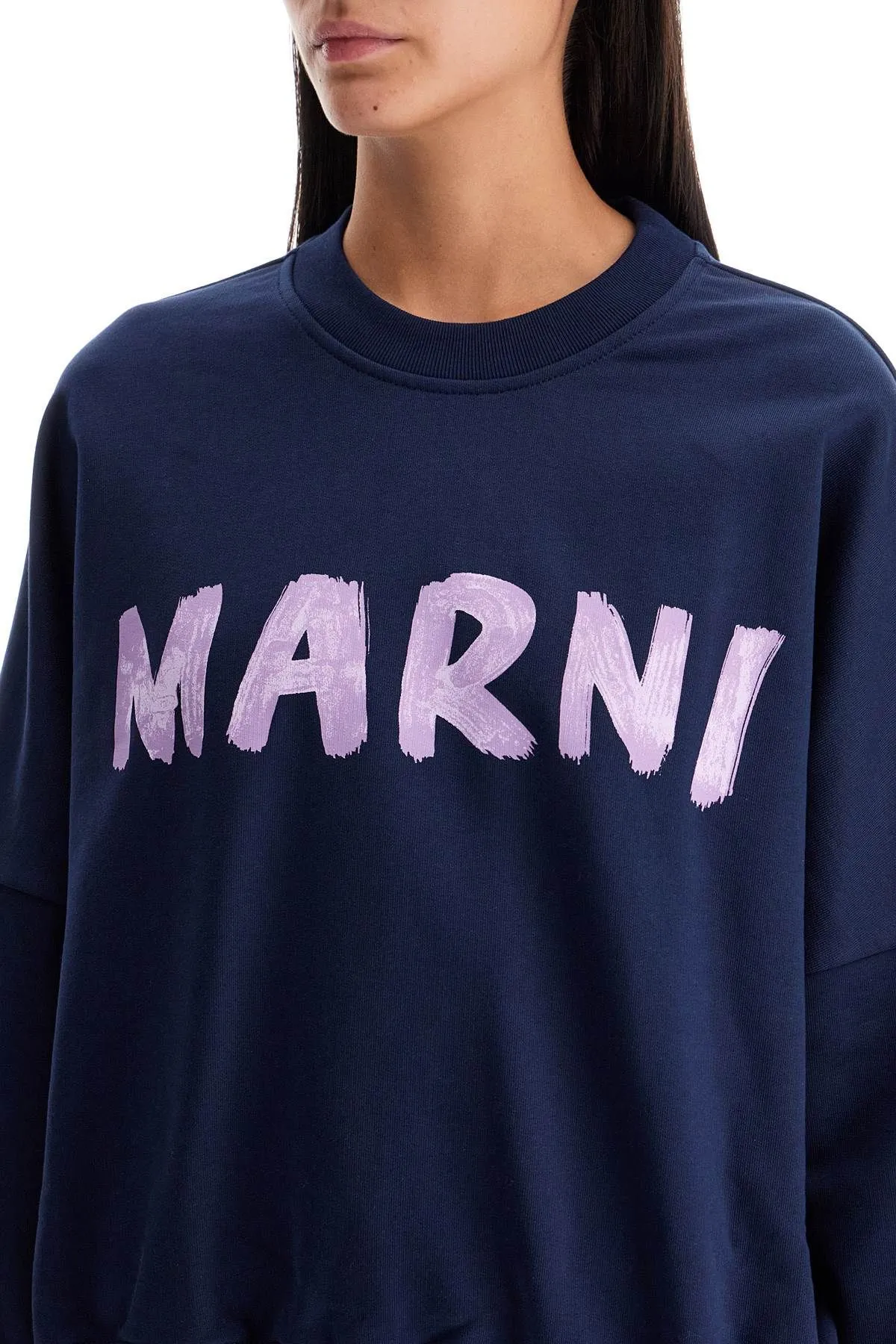 Logo Print Crew Neck Sweatshirt