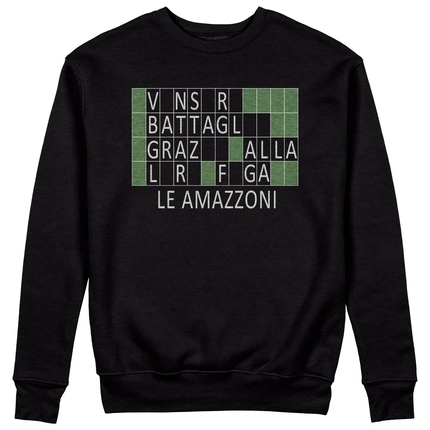 La Ruota della Fortuna Felpa Girocollo LE AMAZZONI DARK