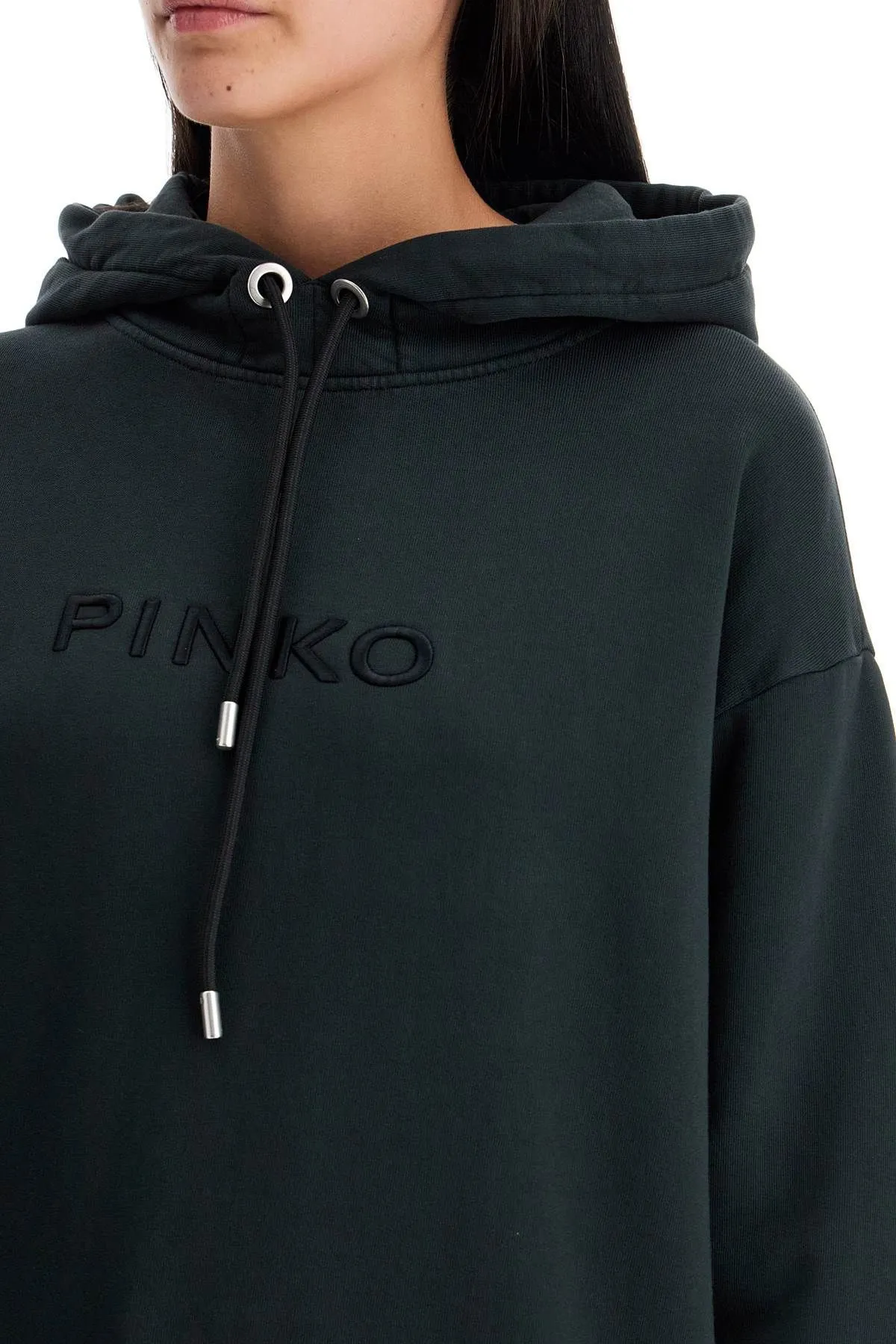 Oversized Sweatshirt Embroidered Logo