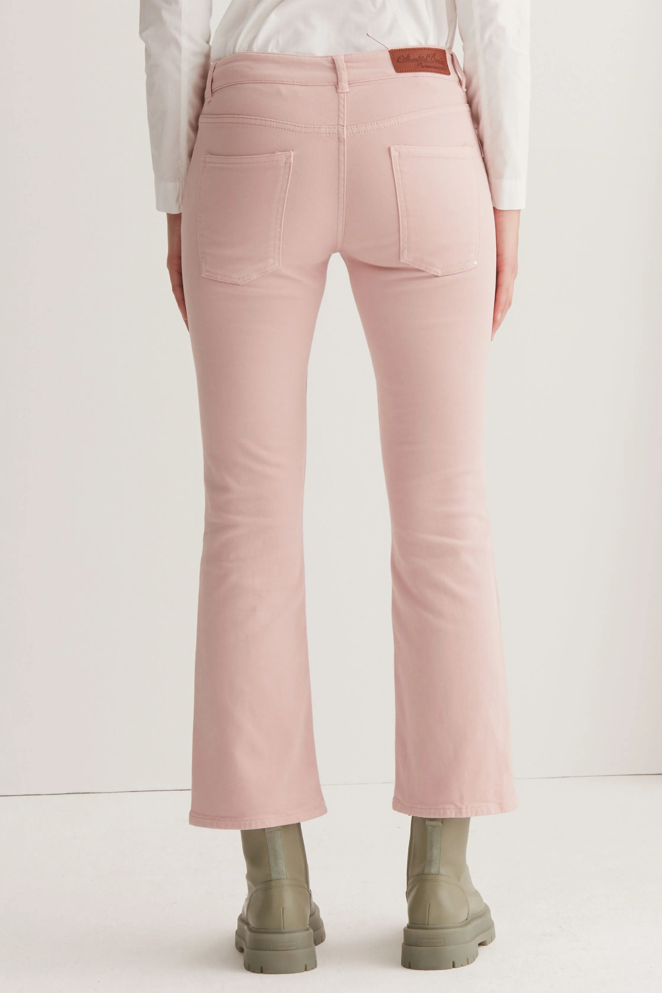 Flare-Fit Cotton Pants - Garment Dyed 05CU3821