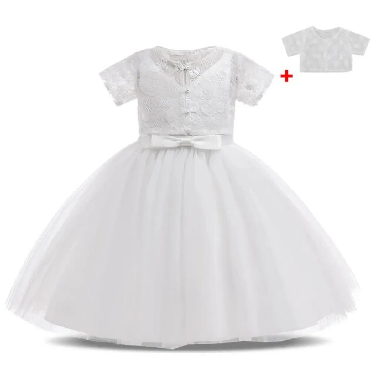 Flower girl dress, children's bridesmaid dress, children's wedding dress, Christmas party dress for girls, bou.