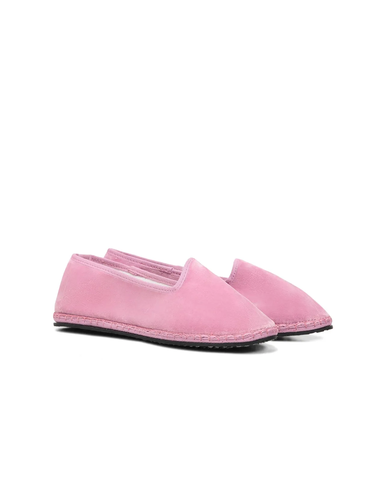 Friulane velluto rosa cipria
