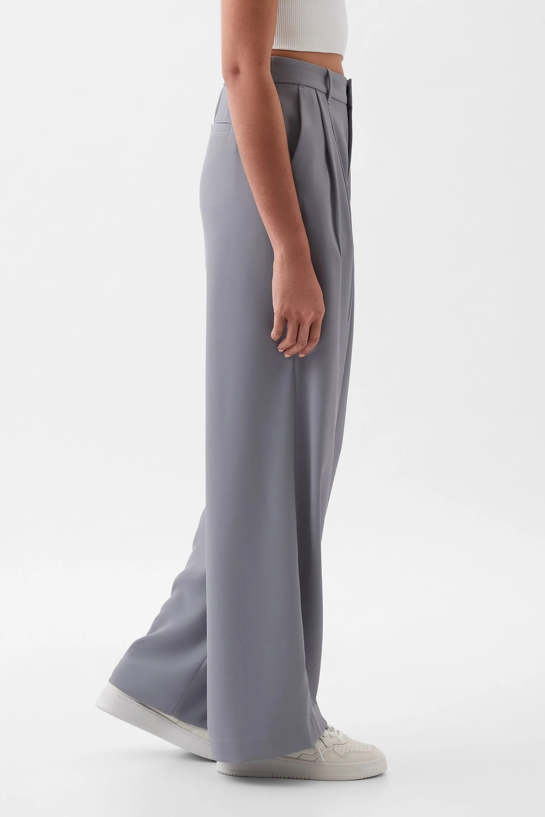 Gap High Waisted Pleated Trousers    