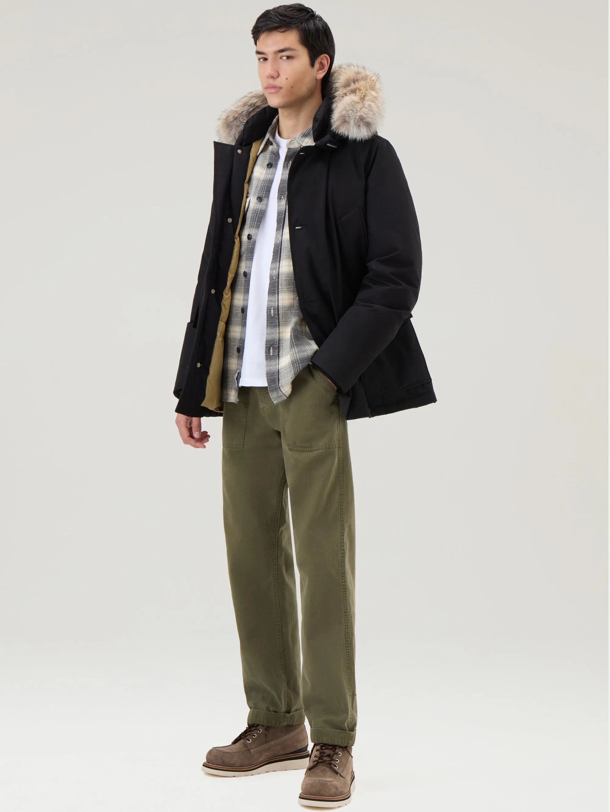 Giaccone Anorak Black Ramar - Shop Now!