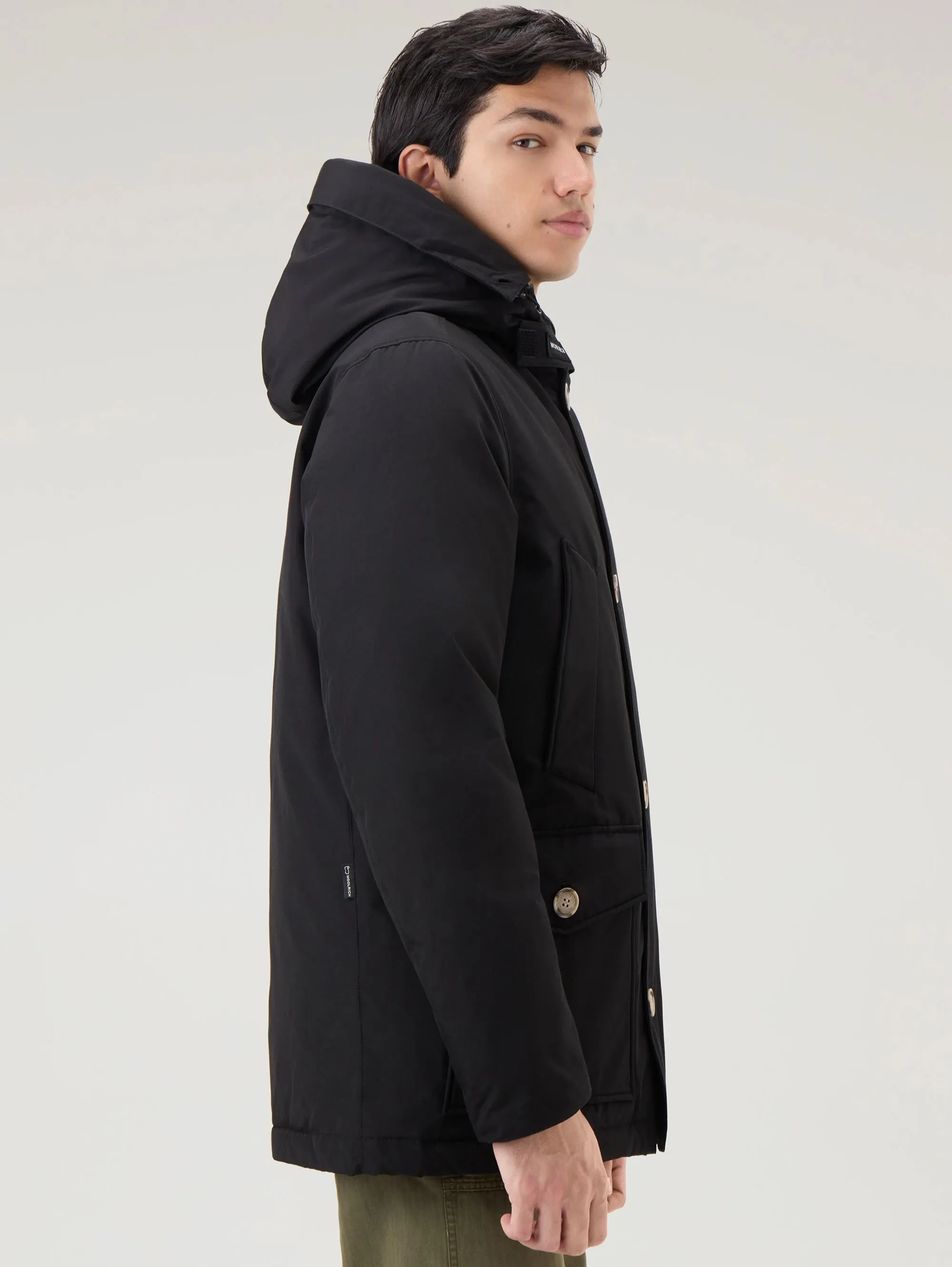 Giaccone Anorak Black Ramar - Shop Now!