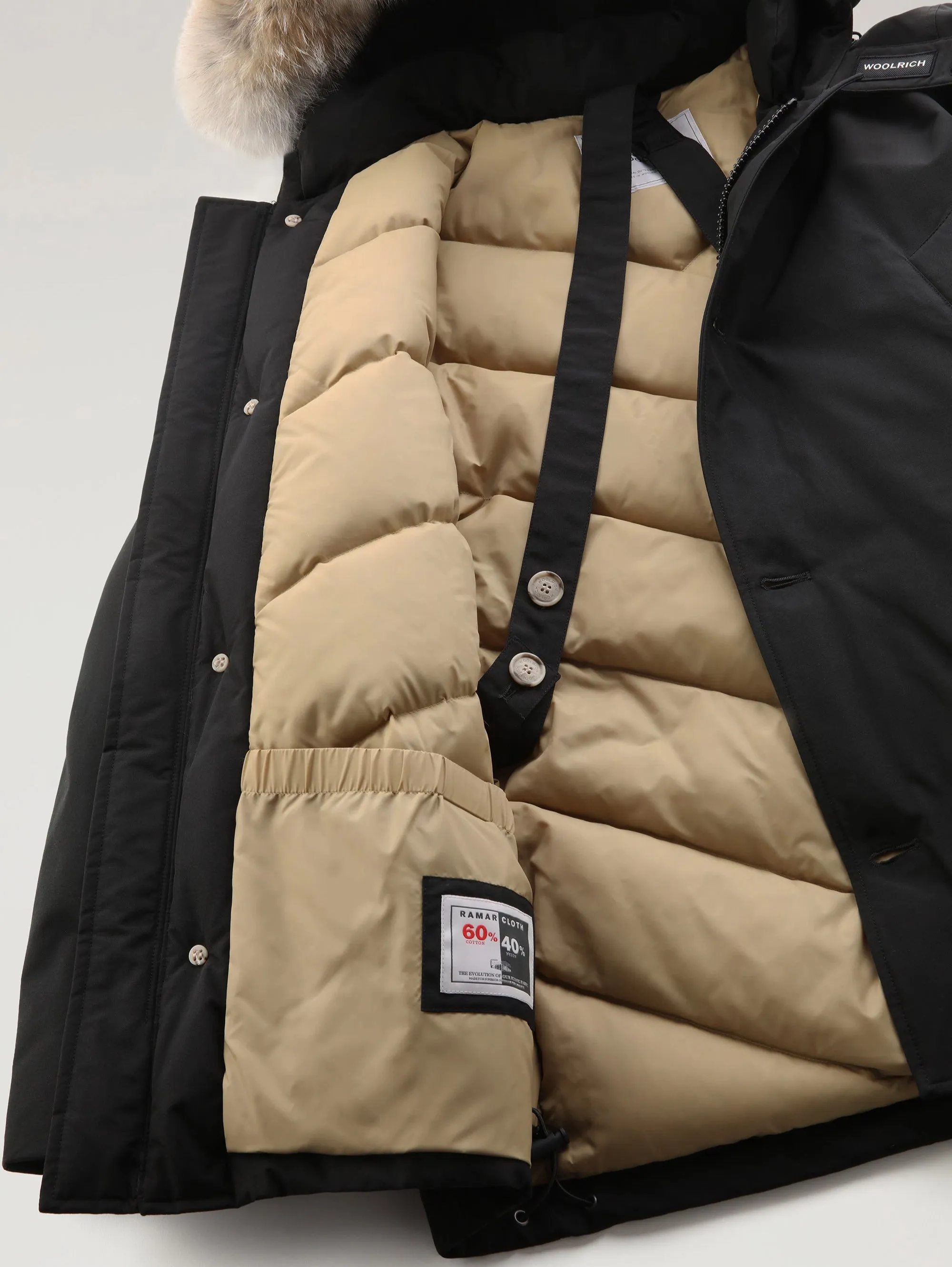 Giaccone Anorak Black Ramar - Shop Now!