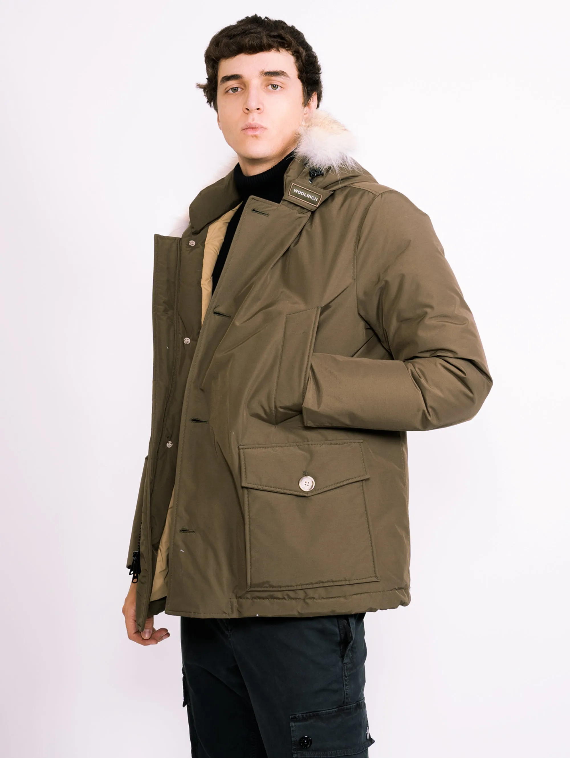 Giaccone Anorak in Green Ramar