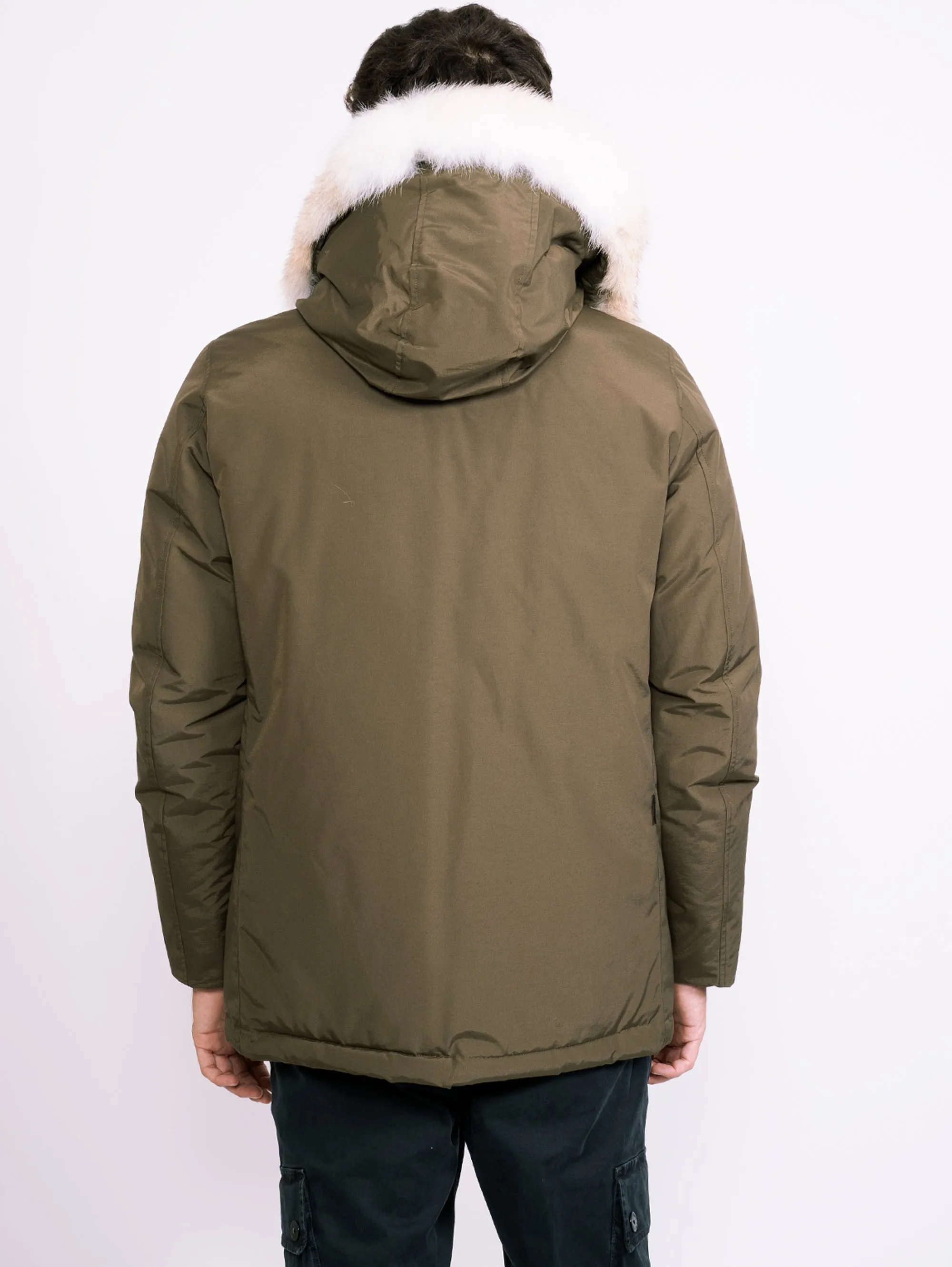 Giaccone Anorak in Green Ramar