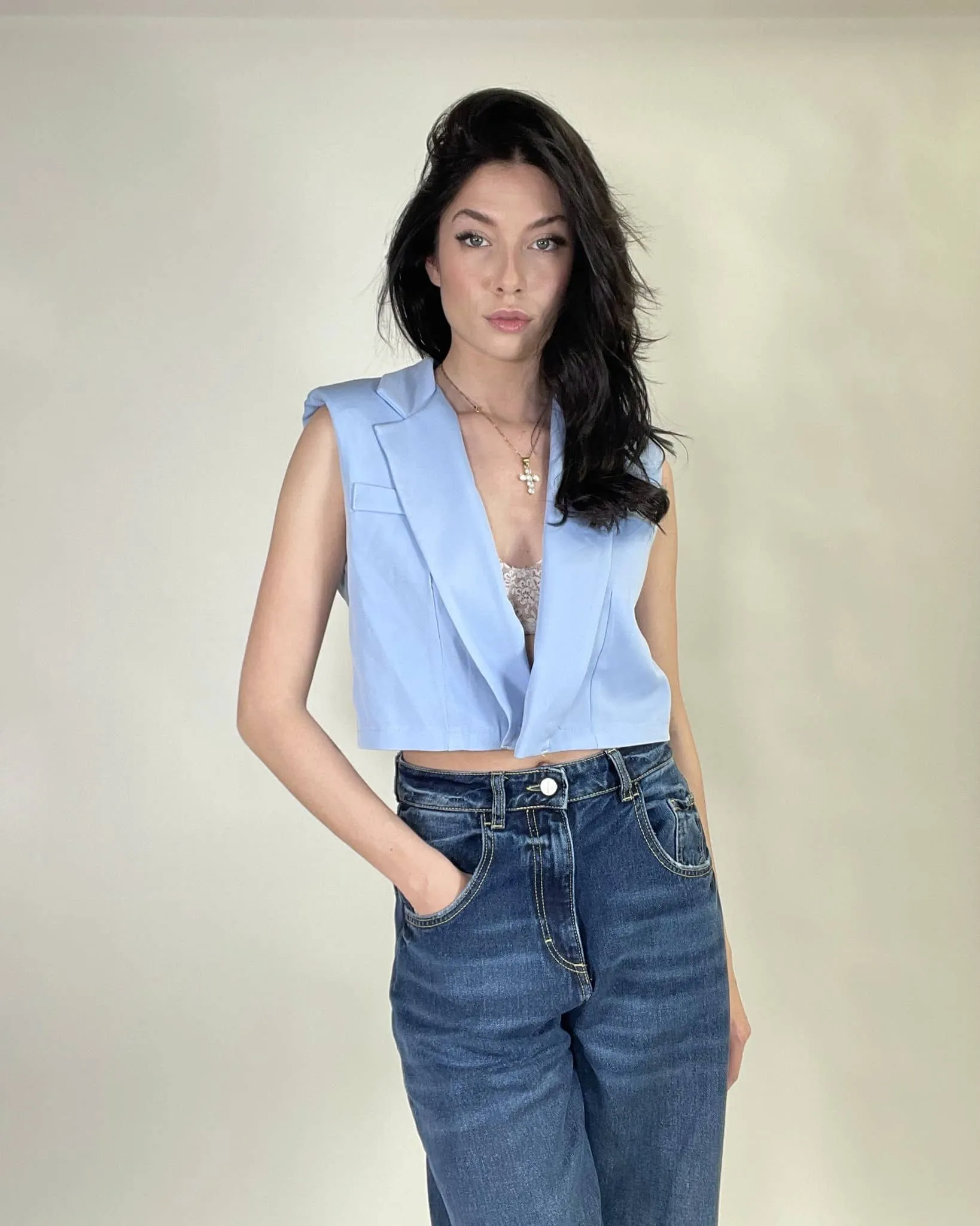 Gilet - AZZURRO