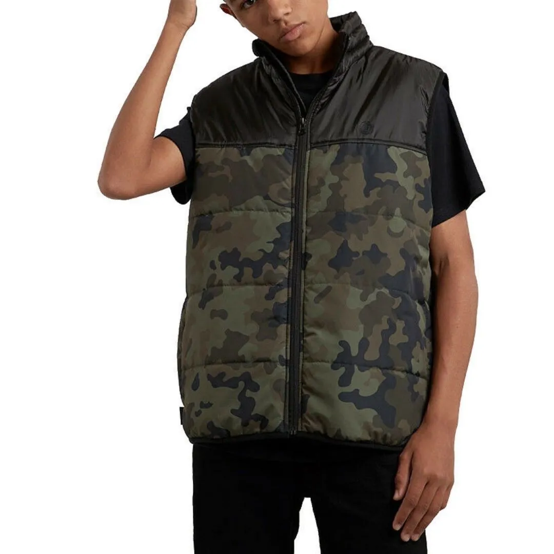 Gilet imbottito da uomo Element fantasia camo