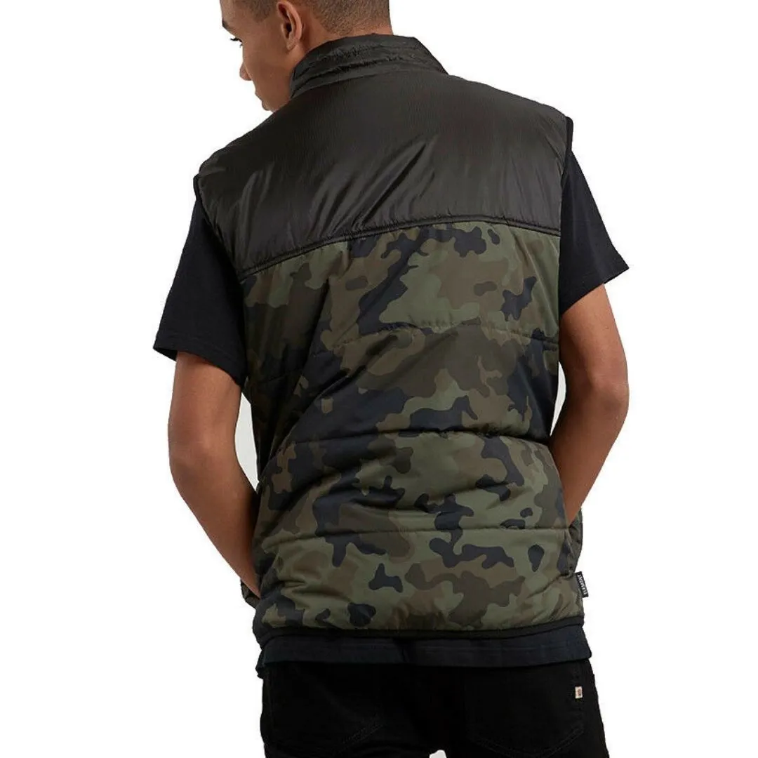 Gilet imbottito da uomo Element fantasia camo