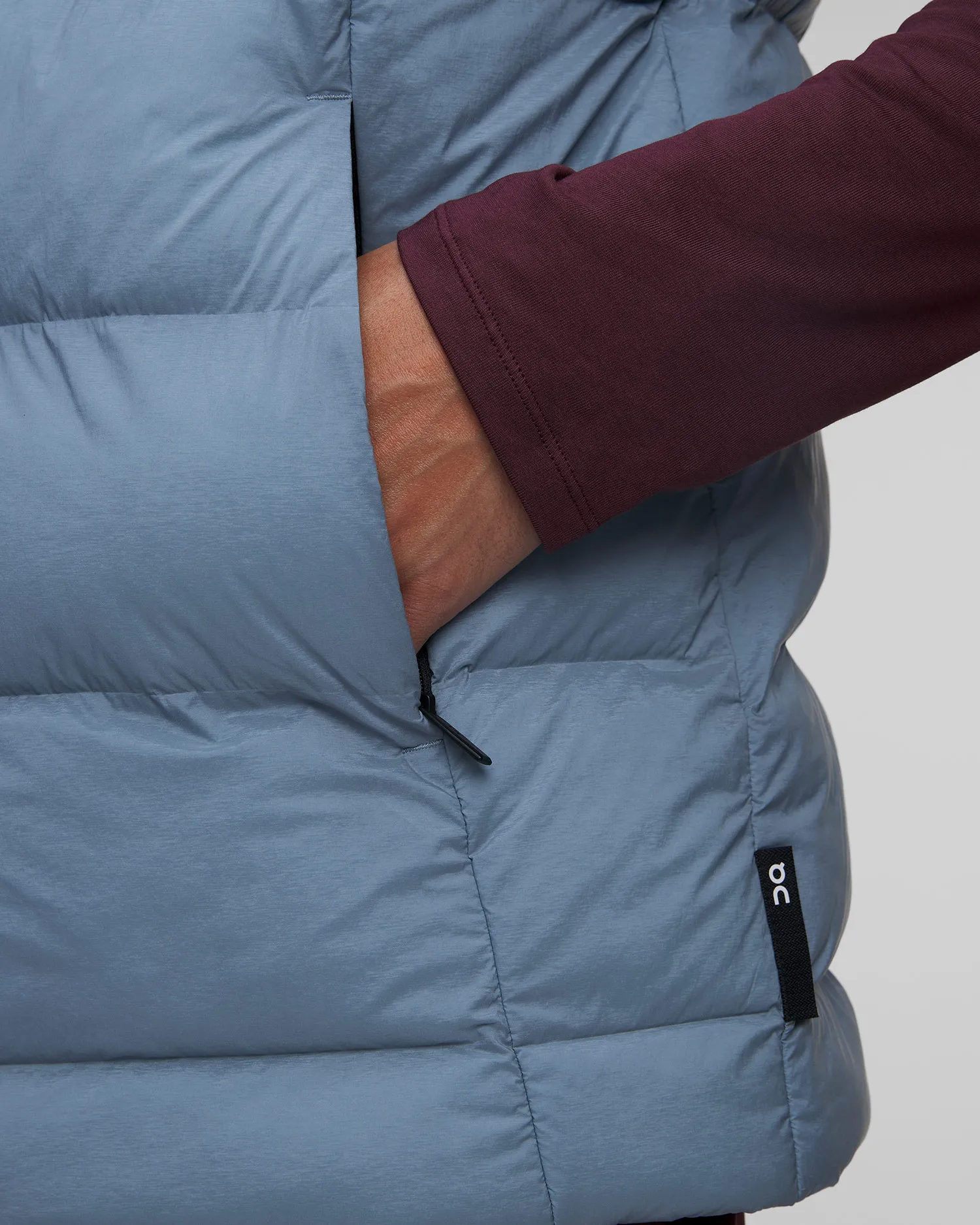 Gilet imbottito da uomo On Running Challenger 1MD30042523-coast