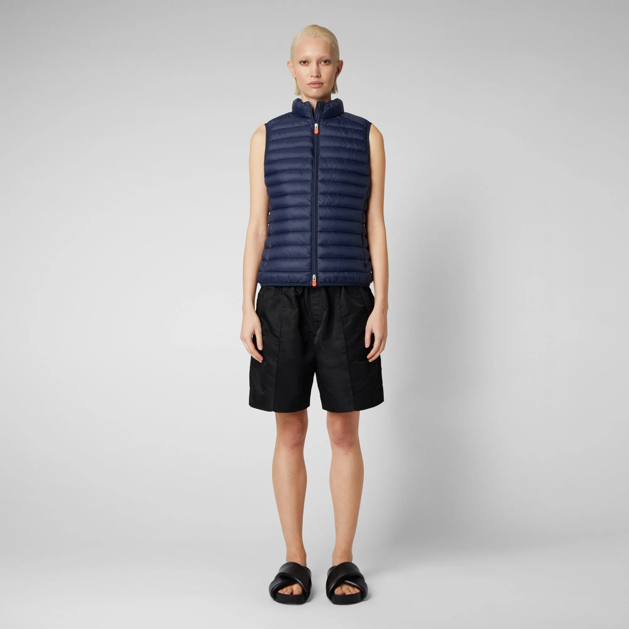 Gilet imbottito donna Charlotte blu navy