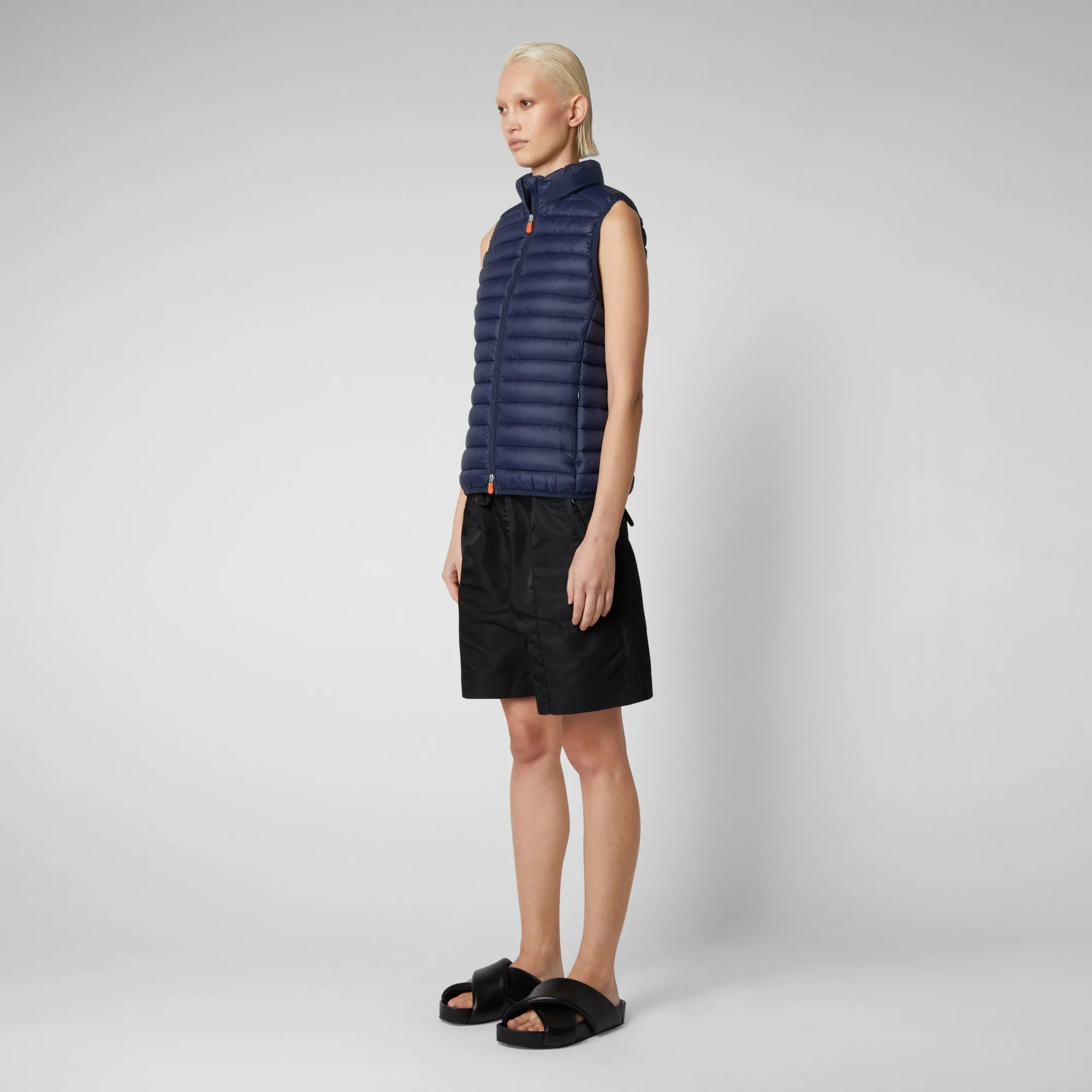 Gilet imbottito donna Charlotte blu navy