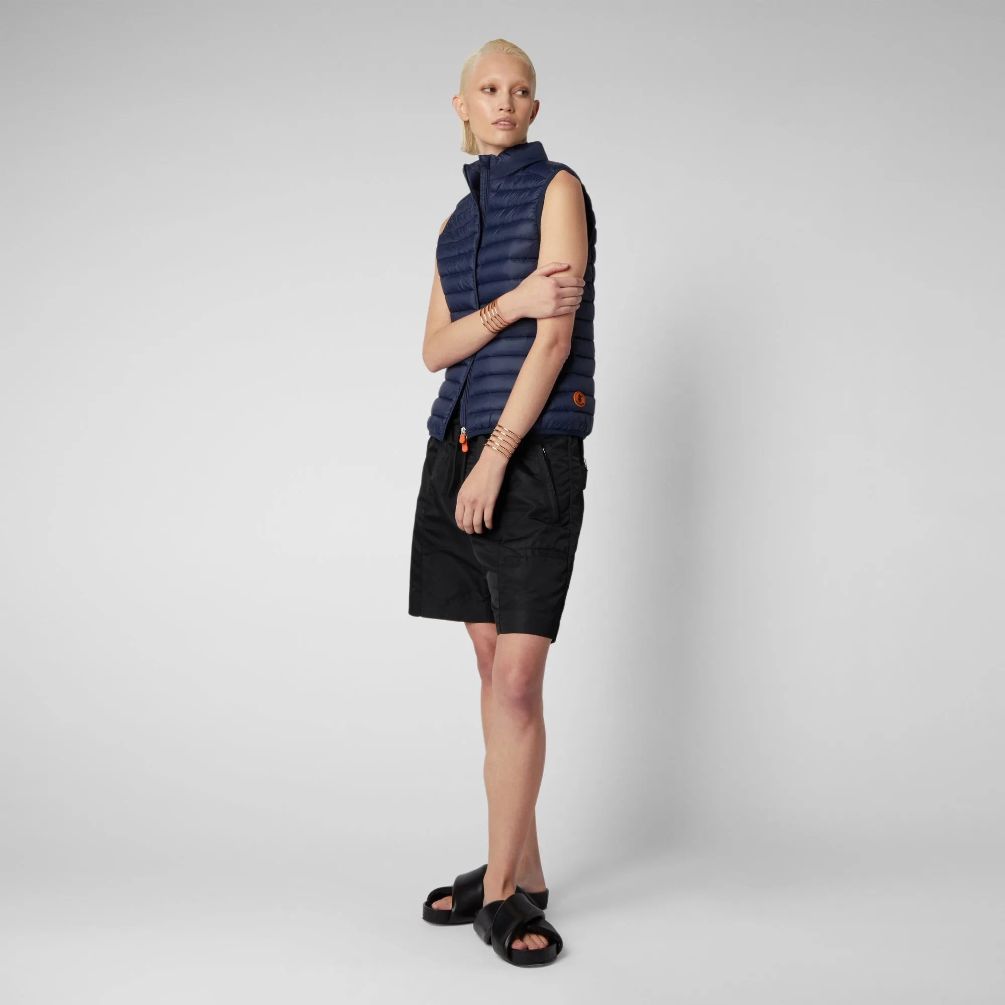 Gilet imbottito donna Charlotte blu navy
