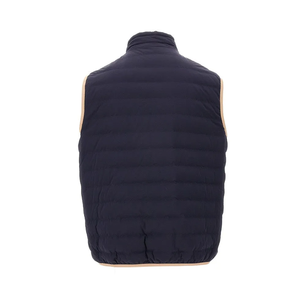 Gilet imbottito in nylon stretch