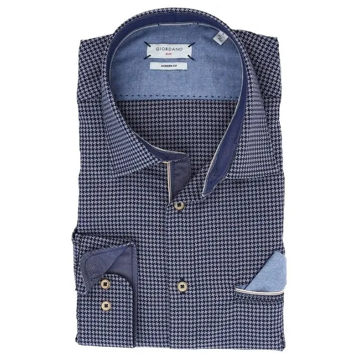 Giordano 'Salerno' Casual Shirt, Navy