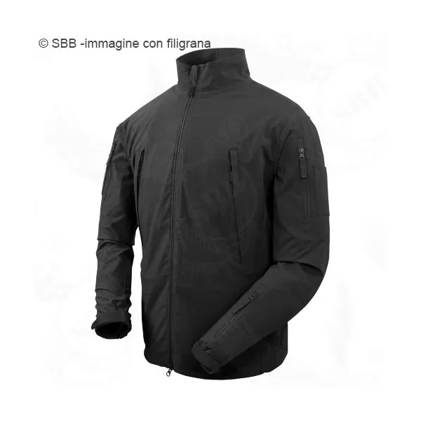 Giubbino Soft shell c/cappuccio VAPOR Nero