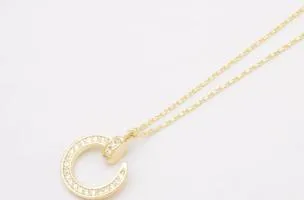 Gold pendant necklace, ART520