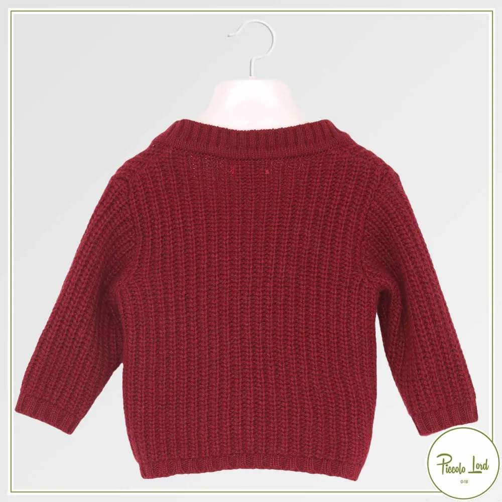 Google-friendly result for Cardigan Lalalu BORDEAUX: Stylish Bordeaux Cardigan by Lalalu