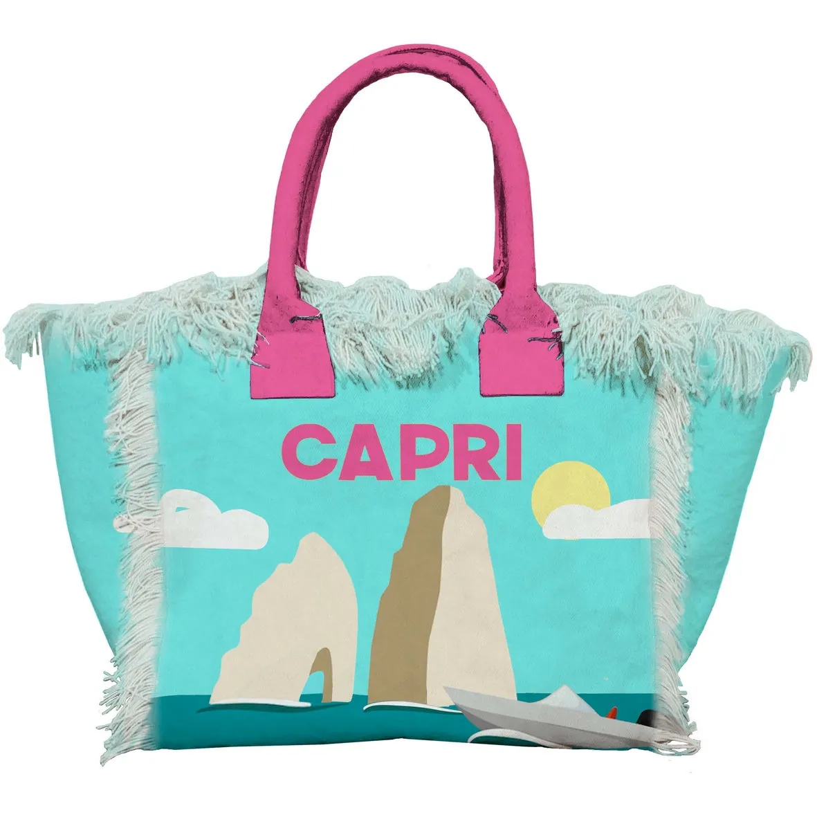 Green Colette Handbag in Cotton Canvas