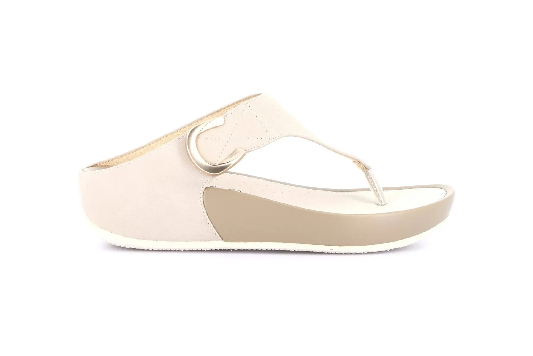 GRUNLAND Sandalo Infradito Donna - CI2578 Beige  