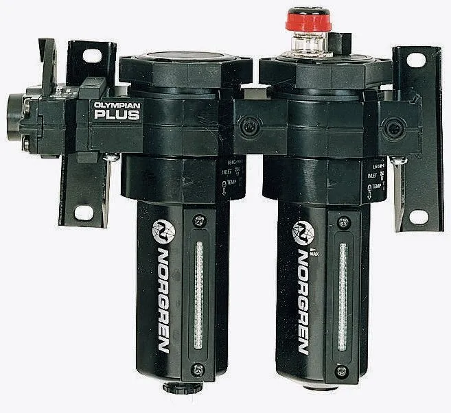 Gruppo FRL Norgren FL64-403, attacco G 1/2, scarico Automatico, filtrazione 40μm