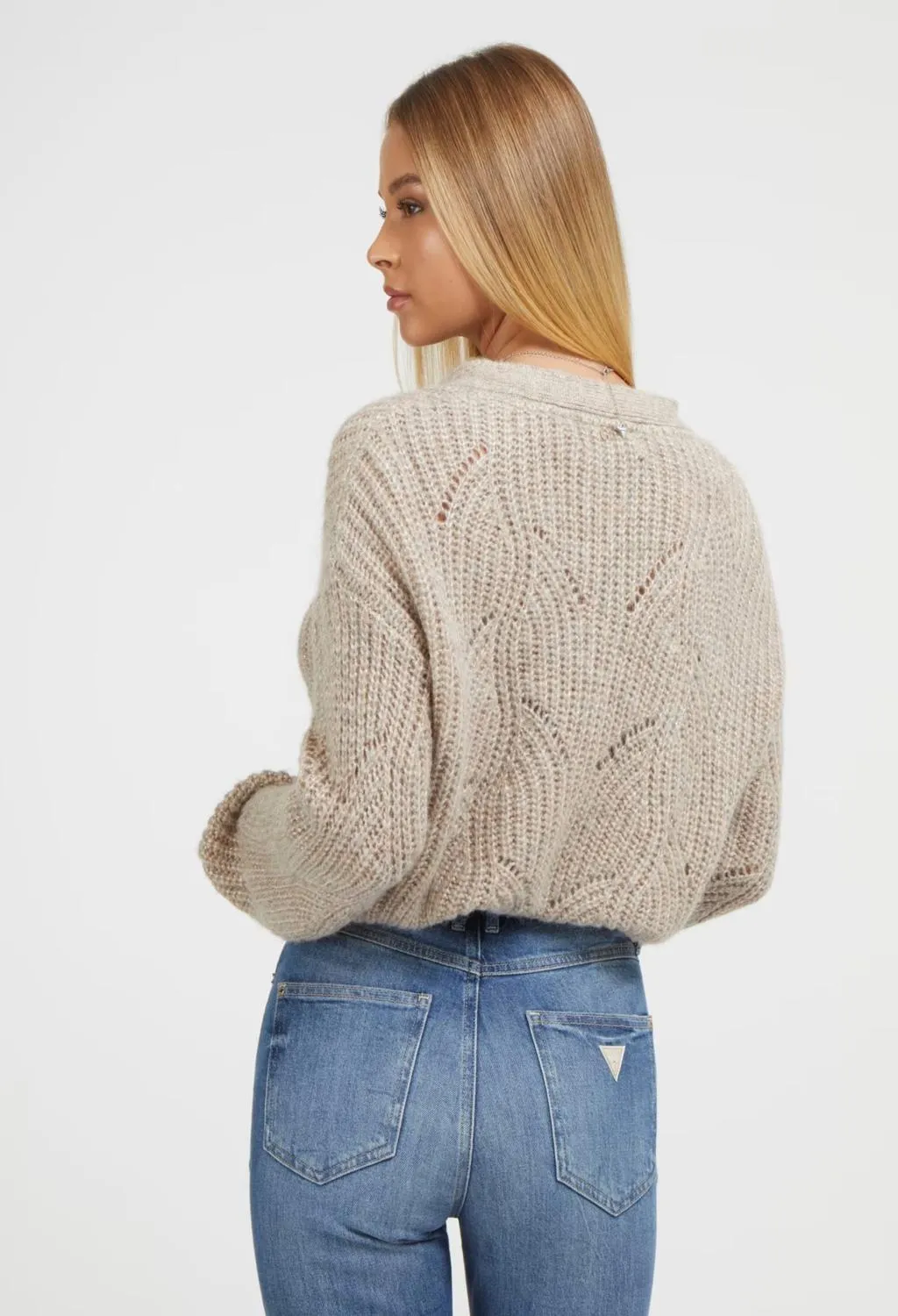 GUESS beige cardigan