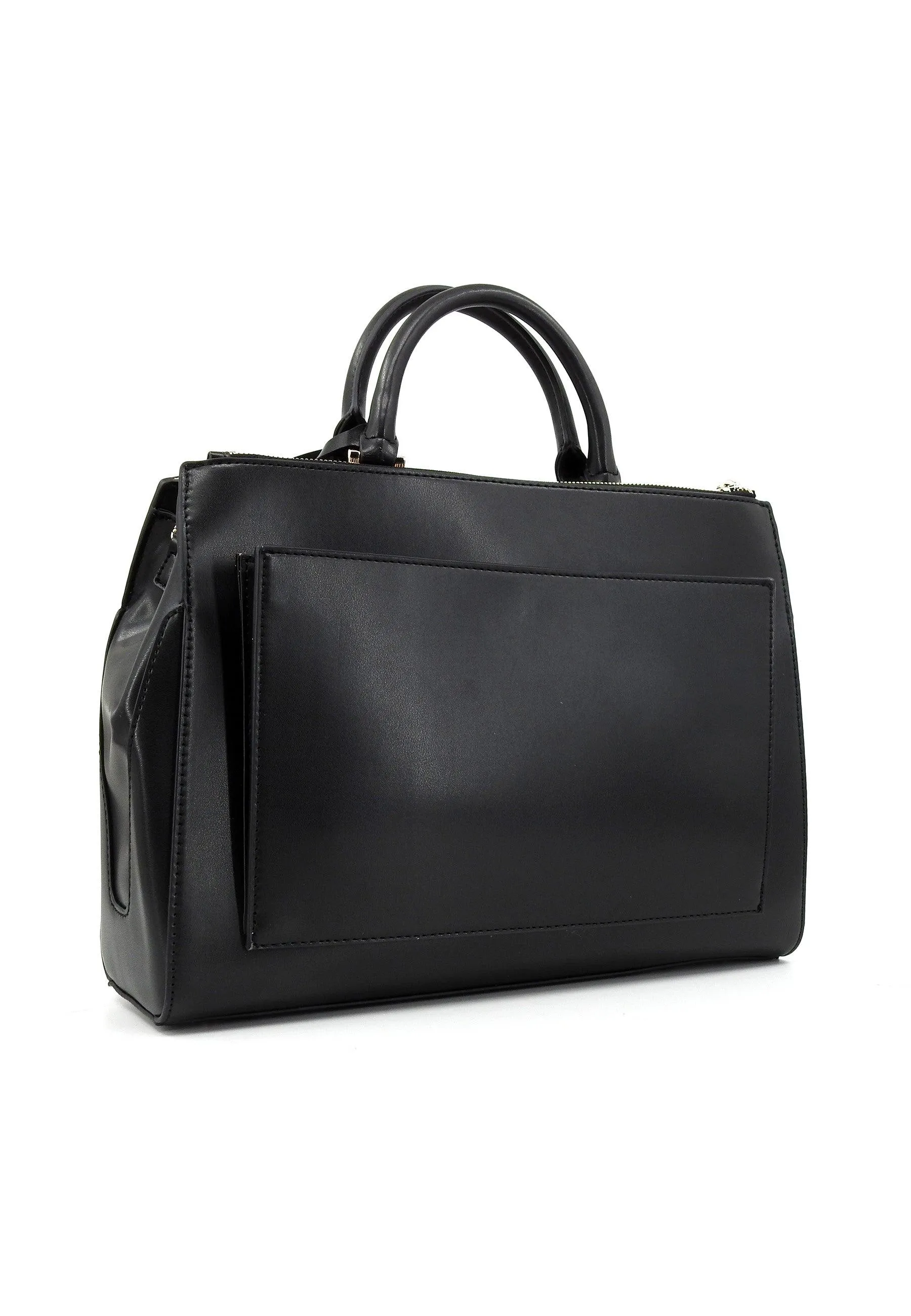 Guess Nelka Borsa Satchel Women's Bag Black - VG930707