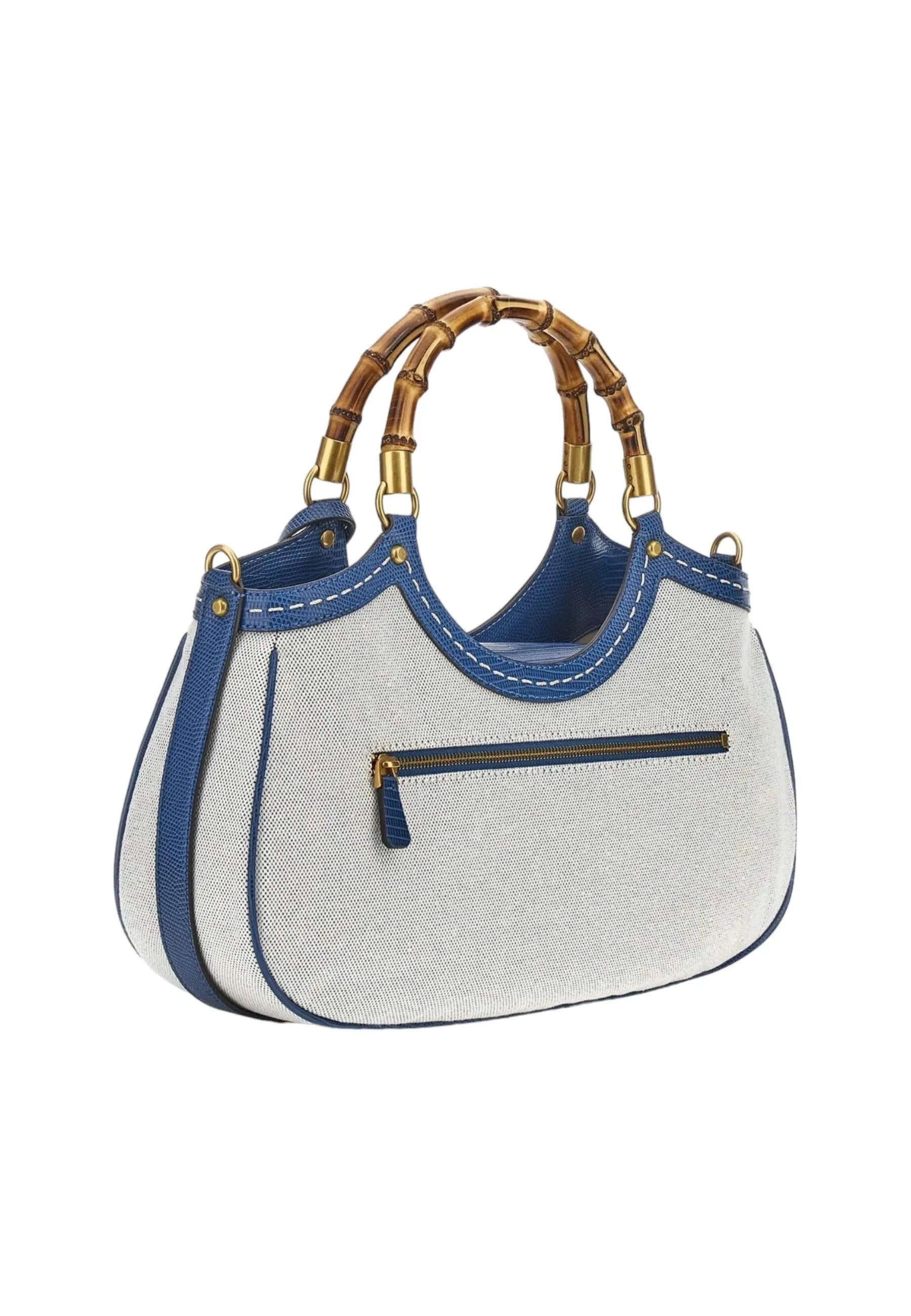 GUESS Zabry Mini Borsa Satchel Donna Petrol Bianco BA923376 - Shop online now!