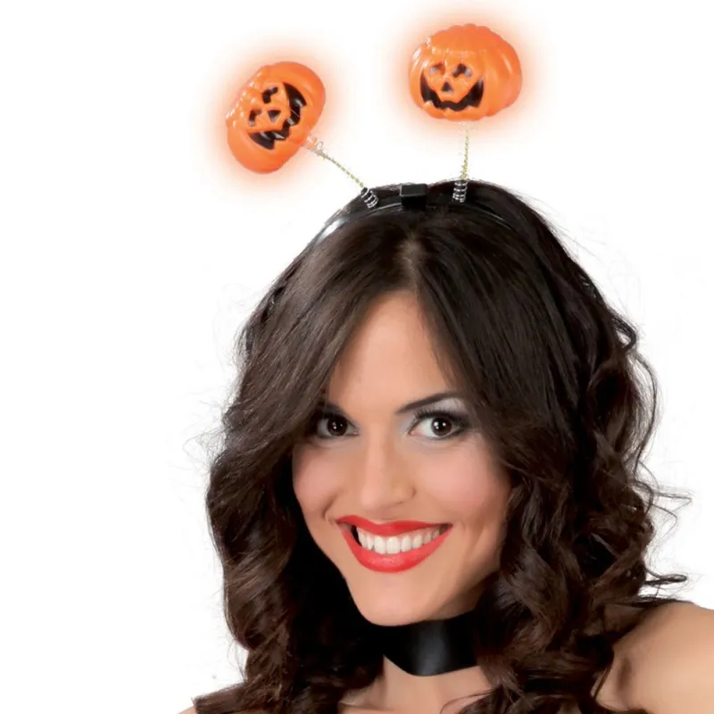 Halloween Party and Themed Costume Headband with LED Lights and Batteries