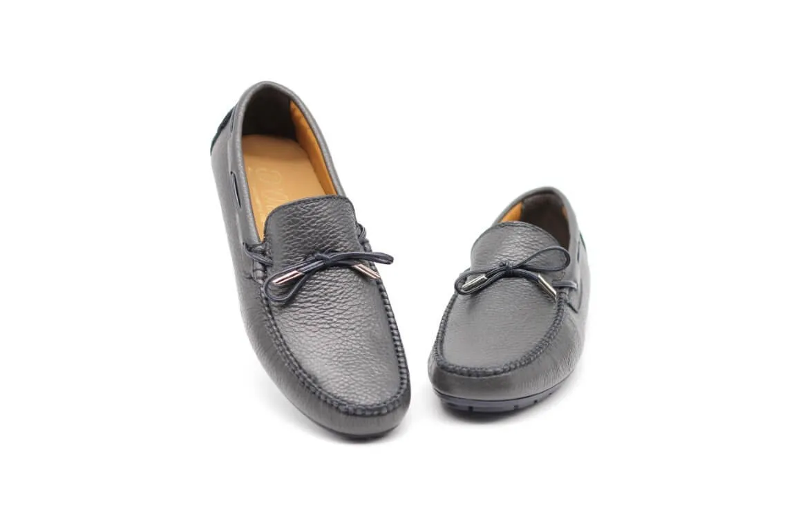 Handmade leather moccasin by D'Ordia.
